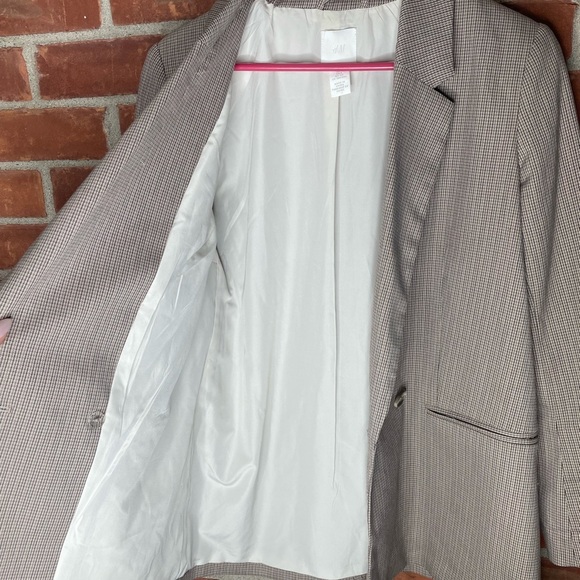 H&M houndstooth tooth oversized blazer - Picture 8 of 8